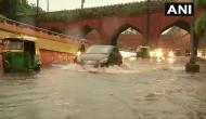 Delhi: Rains cause waterlogging in city, traffic movement affected