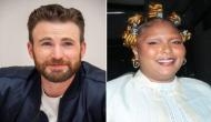 Chris Evans reacts to Lizzo's joke about expecting a baby with him 