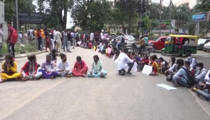 Students protest, demand review of Jharkhand Academic Council's class 12 exam results  