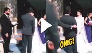 OMG! Groom faints after kissing his bride; video goes viral