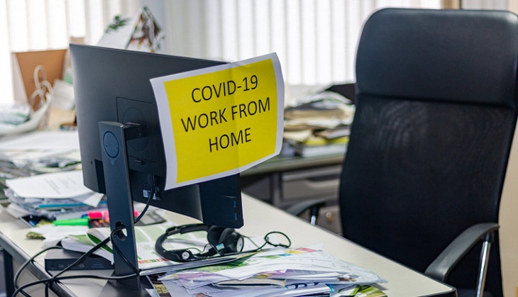 Family interrupts woman while working from home; what she does next will amuse you!