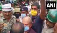 Union Minister Tomar faces angry people in flood hit areas of Sheopur district in MP