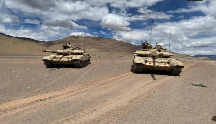 Indian Army tank regiments prepared for operations in high altitude areas of Eastern Ladakh