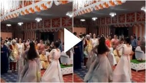 Sisters-in-law perform dance while welcoming their ‘jijaji’ at wedding venue; video goes viral