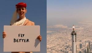 Meet the woman who stood atop Burj Khalifa in viral Emirates advertisement