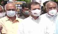 Opposition leaders hold protest over demand to repeal three farm laws