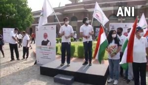 Sports Minister Anurag Thakur flags off Fit India Freedom Run 2.0