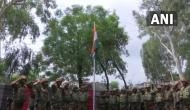 Indian Army hoists national flag in Naushera