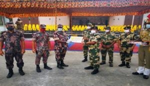Independence Day: BSF exchanges sweets, greetings with Border Guard Bangladesh 