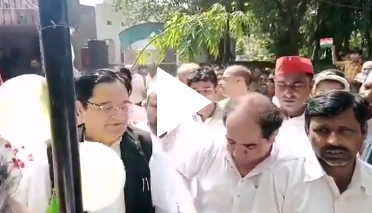 Samajwadi Party workers forget National Anthem during flag hoisting ceremony; Sambit Patra takes a jibe at them