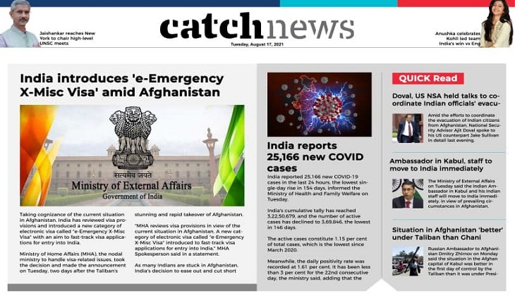 17th August Catch News ePaper, English ePaper, Today ePaper, Online News Epaper