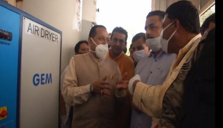 Union Minister Jitendra Singh inaugurates oxygen plant in Kathua 