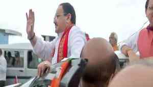 JP Nadda arrives in Dehradun for 2-day visit to Uttarakhand