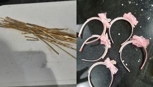 Mangalore: One arrested for smuggling gold concealed in hairbands from Dubai
