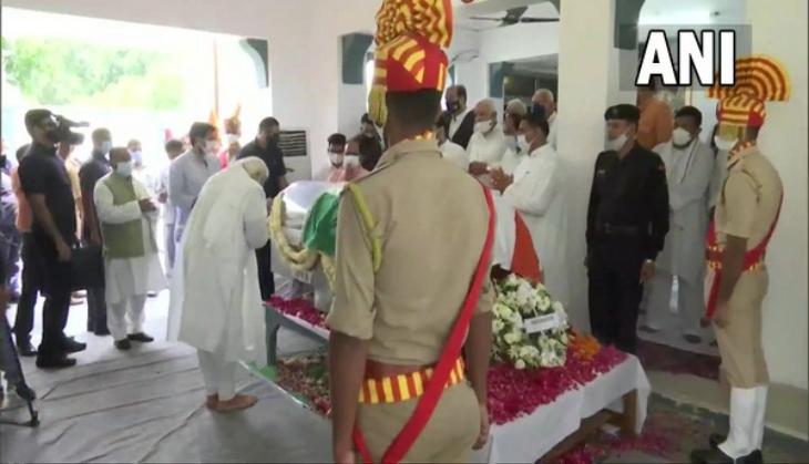 PM Modi pays last respects to former UP chief minister Kalyan Singh