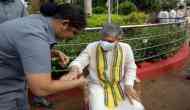 Woman security official ties Rakhi, celebrates Rakshabandhan with Railway Minister Ashwini Vaishnaw