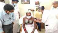Puducherry CM takes first dose of COVD-19 vaccine