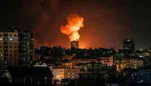 Israeli fighter jets strike Gaza in response to incendiary balloons
