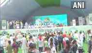 UP: Kisan Mahapanchayat underway in Muzaffarnagar amid tight security