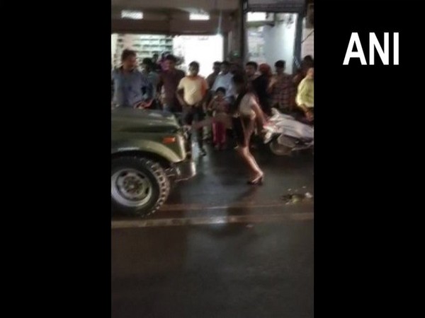 Gwalior Shocker: Drunk woman vandalises army vehicle on a busy road, video goes viral