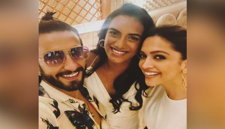 Ranveer Singh, Deepika Padukone celebrate PV Sindhu's Olympic win in town