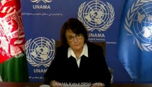 UN official meets Afghan interior minister Sirajuddin Haqqani, discusses humanitarian aid