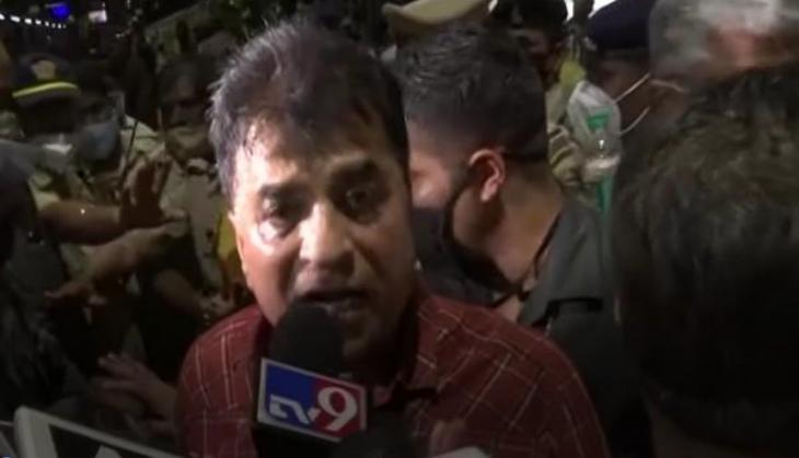 Maharashtra: BJP leader Kirit Somaiya detained at Karad railway station