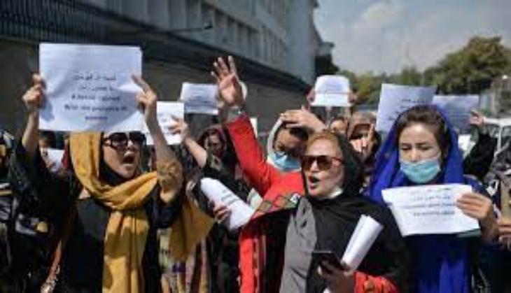Afghan Crisis: Hundreds protest outside UN headquarters over women's rights violations in Afghanistan