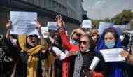 Afghan Crisis: Hundreds protest outside UN headquarters over women's rights violations in Afghanistan