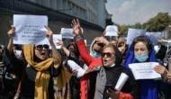 Afghan Crisis: Hundreds protest outside UN headquarters over women's rights violations in Afghanistan