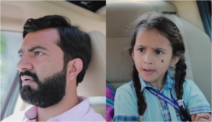 Dad drives on wrong side of road; little daughter teaches him lesson