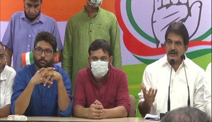 Kanhaiya Kumar, Jignesh Mewani join Congress