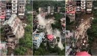 Multi-storey building collapses due to landslide in Shimla, video goes viral