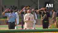 President Ram Nath Kovind pays tributes to Lal Bahadur Shastri on his 117th birth anniversary at Vijay Ghat 
