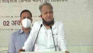 BJP only remembering Mahatma Gandhi's name due to political compulsions: Ashok Gehlot