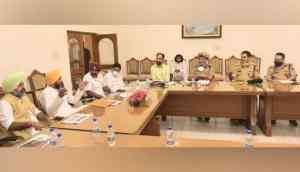 Punjab CM's son seen at official security meeting, triggers row