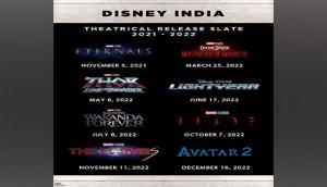 Disney India announces theatrical release slate for 2021-2022