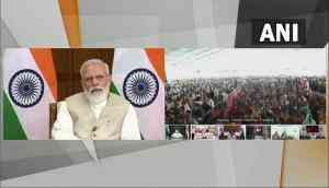 MP: PM Modi distributes e-property cards to 1,71,000 beneficiaries of Svamitva scheme
