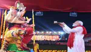 PM Modi prays for success, prosperity on 2nd day of Navratri