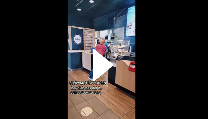 Woman misbehaves after her order takes a long time; her rude gesture caught on cam