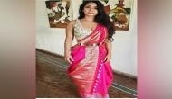 Durga Puja 2021: Tanishaa Mukerji learns how to drape saree in Bengali style for first time