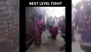 This hilarious fight video between two women will make you say Eww!