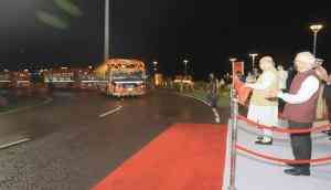 Amit Shah flags off 'Go-Go Tourist Buses' in Port Blair