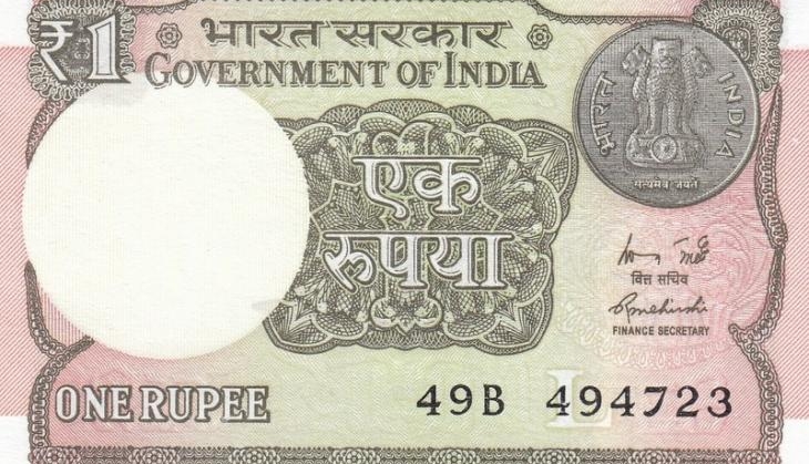 one rupee note