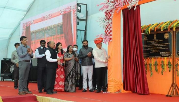 Sonowal lays foundation stone for capacity augmentation projects at Deendayal Port
