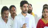 Andhra police books Nara Lokesh, other TDP leaders for attacking police inspector