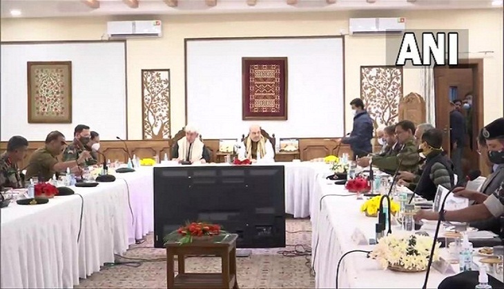 Jammu and Kashmir: Amit Shah holds security review meeting in Srinagar