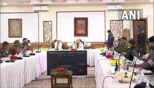 Jammu and Kashmir: Amit Shah holds security review meeting in Srinagar