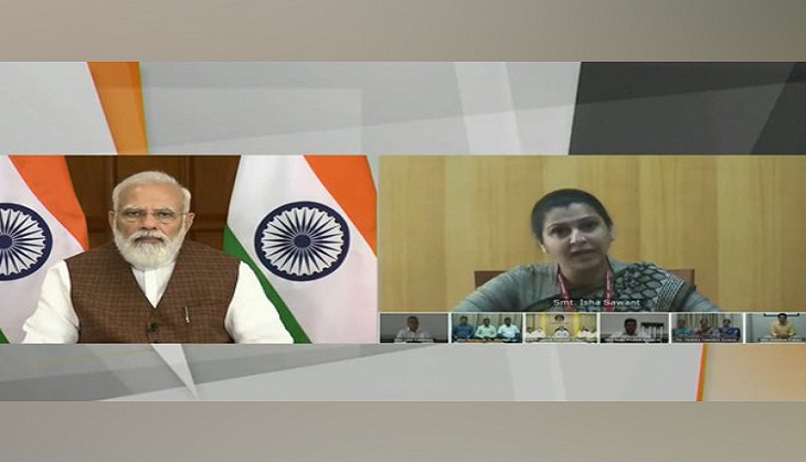 PM Modi interacts with beneficiaries of 'Aatmanirbhar Bharat Swayampurna Goa' programme