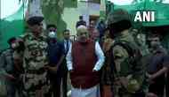Jammu and Kashmir: Amit Shah visits forward areas at Makwal border